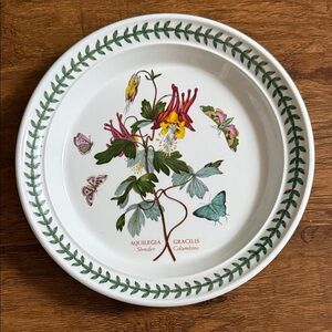 Vintage Portmeirion Columbine floral salad plate